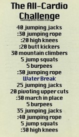 all cardio challenge