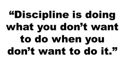 discipline