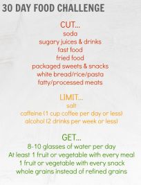 30 Day Food Challenge