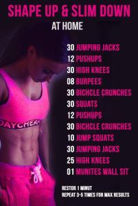 Shape up and slim down bonus