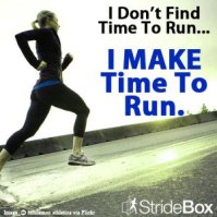 Make time to run