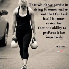 Persist and it gets easier
