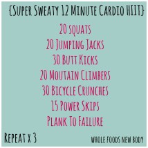 Super Sweaty Cardio