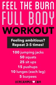 Feel the Burn Workout