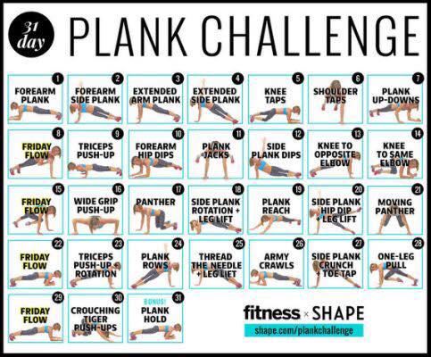 31 Day Plank Challenge