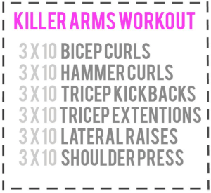 Killer Arms Workout